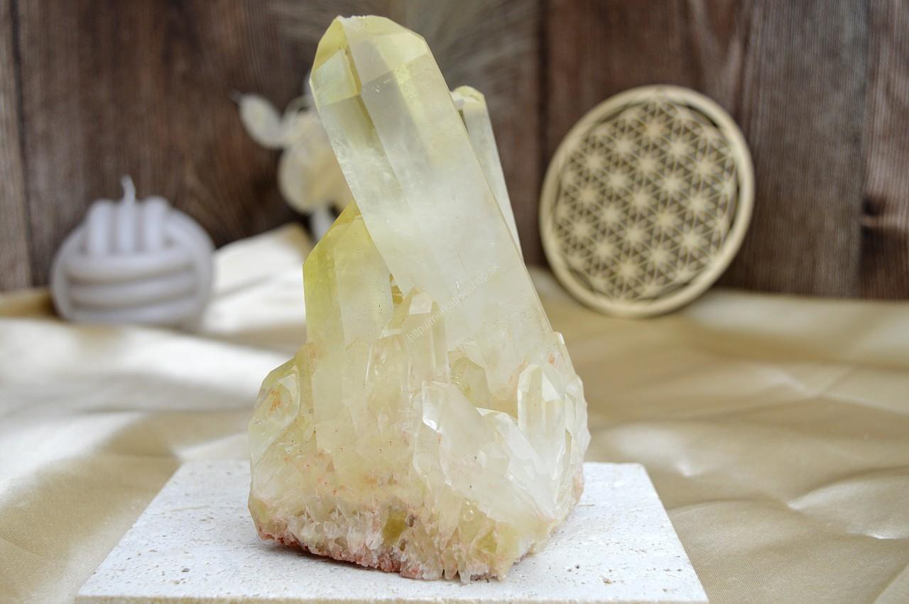 Drúza z pravého CITRÍNU CHANELING #4- Hojnosť, Radosť, Šťastie, Zdravé trávenie, Znižuje Strach a Obavy – Obrázok 3