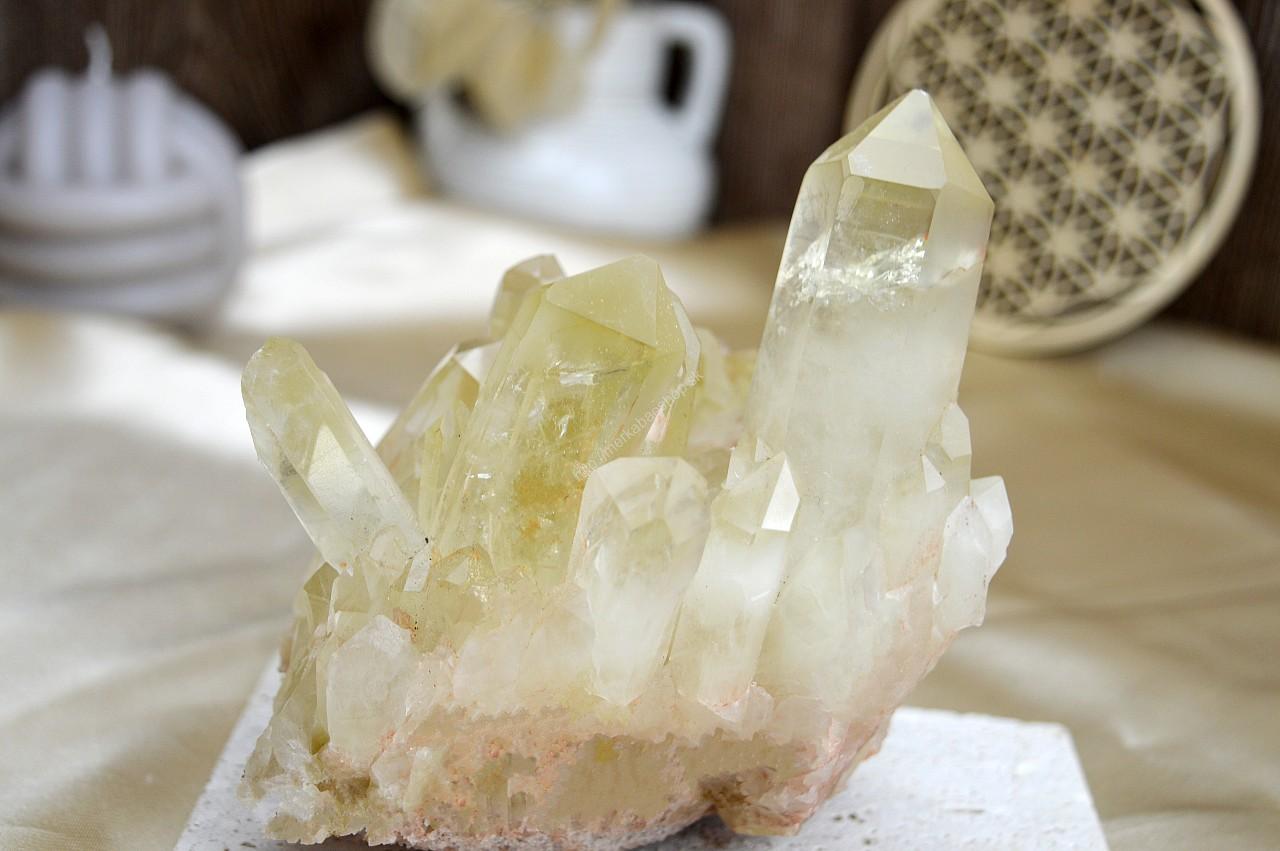 Drúza z pravého CITRÍNU CHANELING #5- Hojnosť, Radosť, Šťastie, Zdravé trávenie, Znižuje Strach a Obavy – Obrázok 6