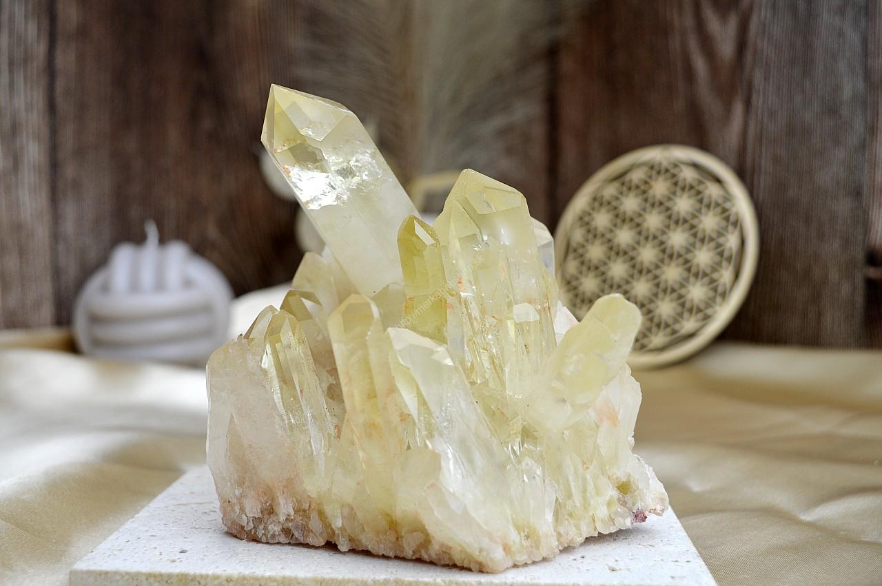 Drúza z pravého CITRÍNU CHANELING #5- Hojnosť, Radosť, Šťastie, Zdravé trávenie, Znižuje Strach a Obavy – Obrázok 5