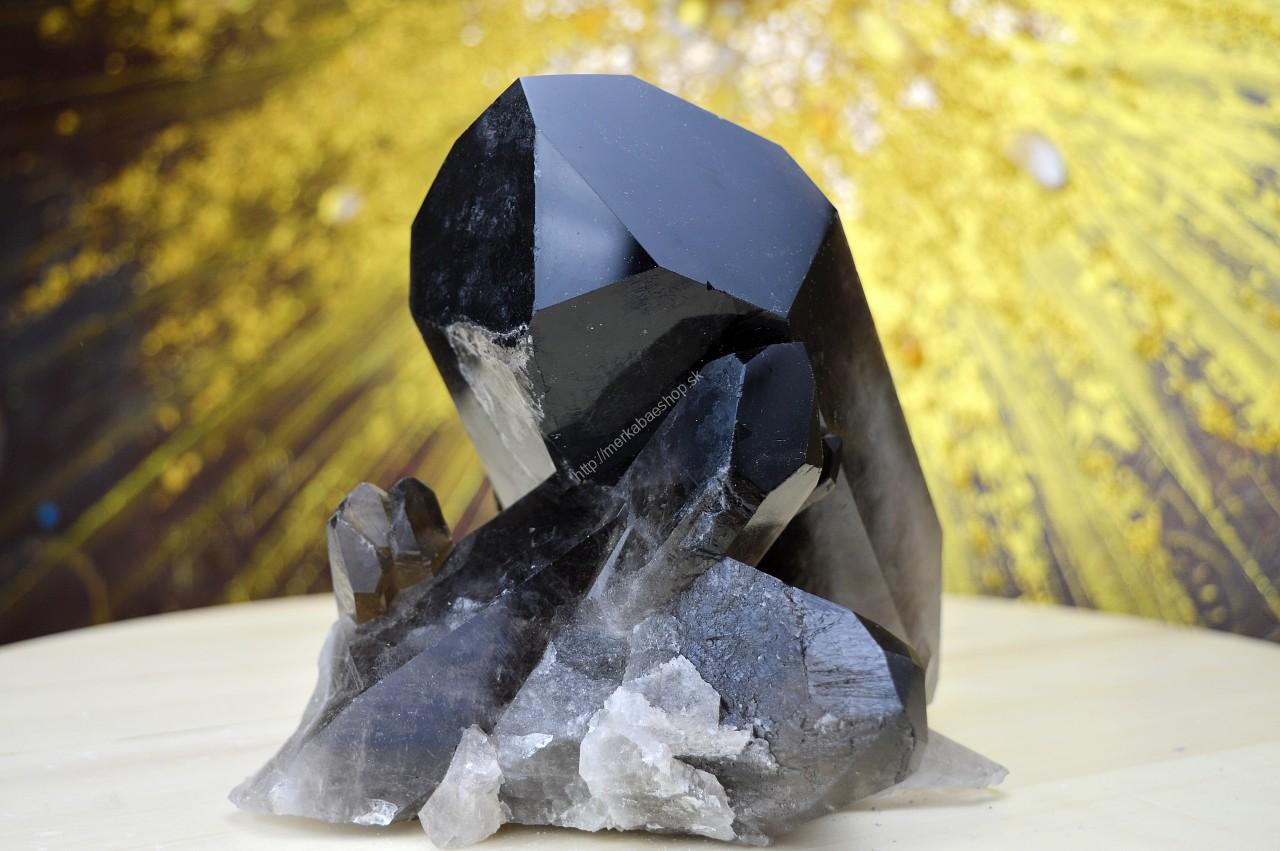 Drúza ZÁHNEDA/MORION #3- Uzemnenie, Pokoj, Rovnováha, Obnova Energie, Zníženie Úzkosti a Paniky  EXTRA KVALITA 2kg – Obrázok 4