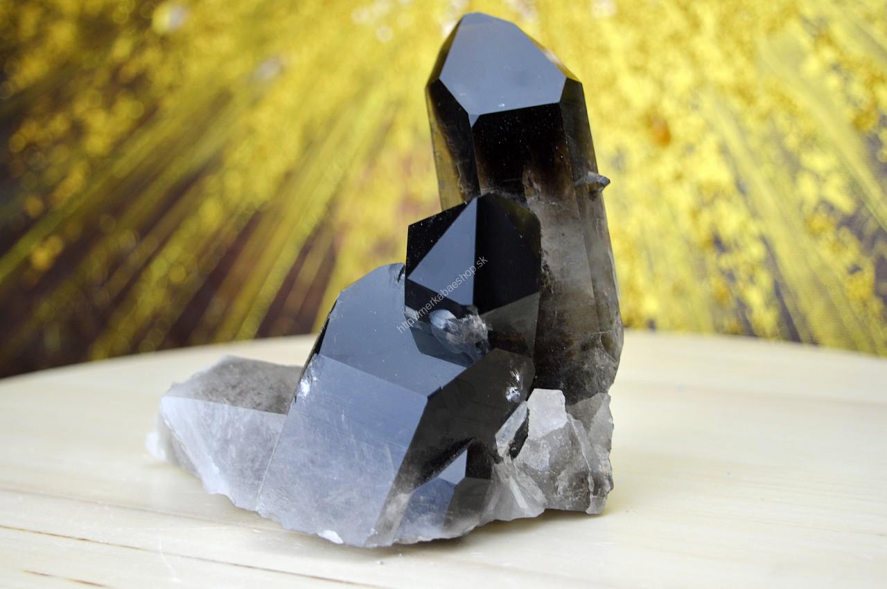 Drúza ZÁHNEDA/MORION #5- Uzemnenie, Pokoj, Rovnováha, Obnova Energie, Zníženie Úzkosti a Paniky  EXTRA KVALITA