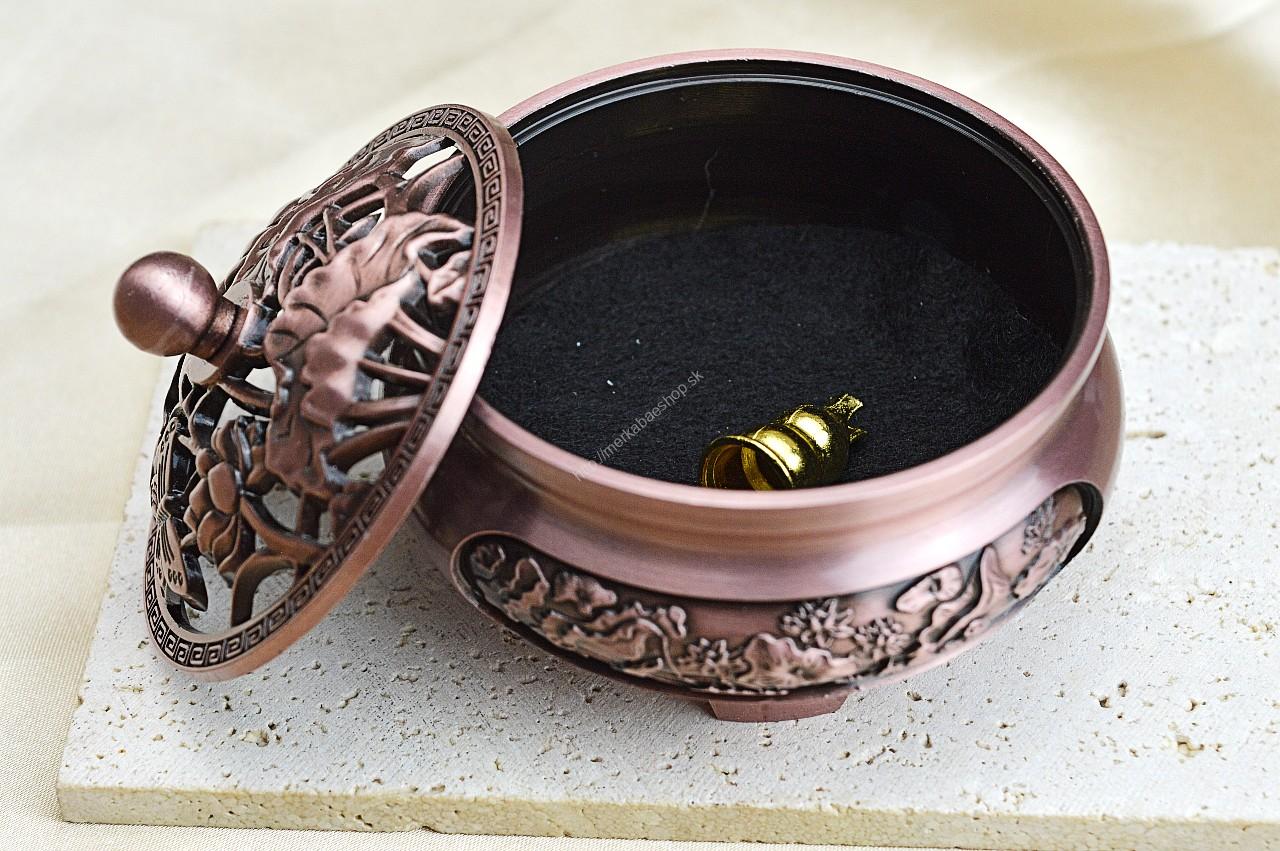 Kadidelnica mosadzná Gravírovaná medená – Obrázok 3