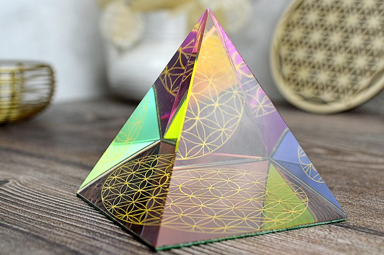 Pyramída KVET ŽIVOTA 8x8cm