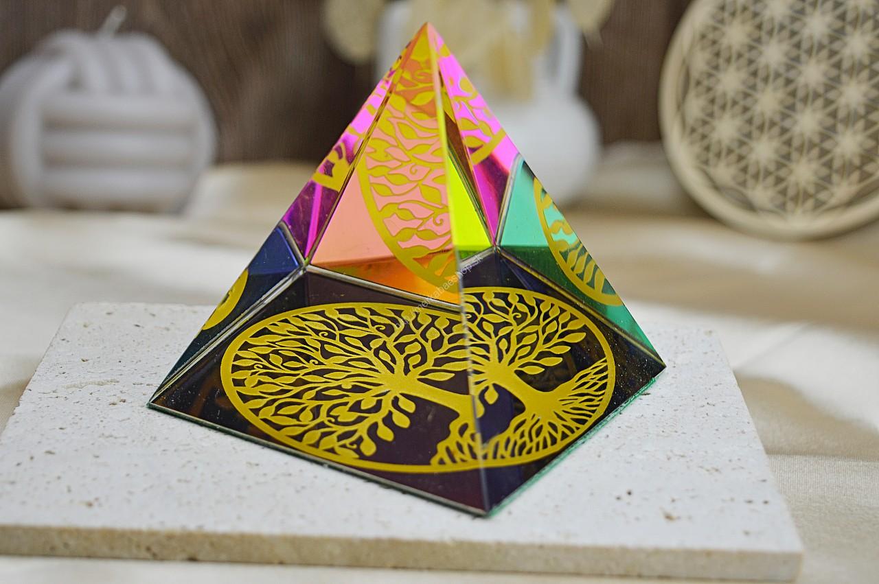 Pyramída STROM ŽIVOTA 8x8cm – Obrázok 3