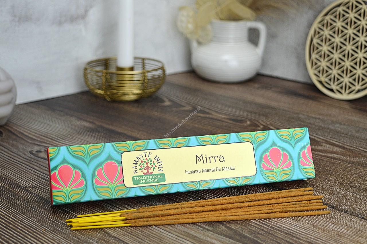 Vonné tyčinky - NAMASTE INDIA - MYRHA Masala / Mirra