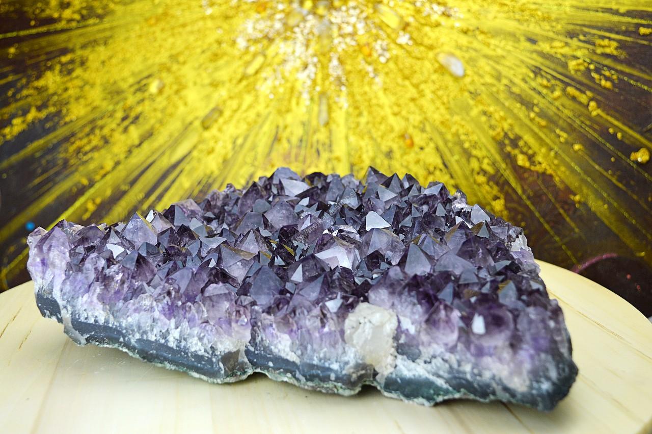 AMETYSTOVÁ drúza #2 Extra Kvalita -3,85kg-Božskosť, Intuícia, Rovnováha, pokojný Spánok – Obrázok 4