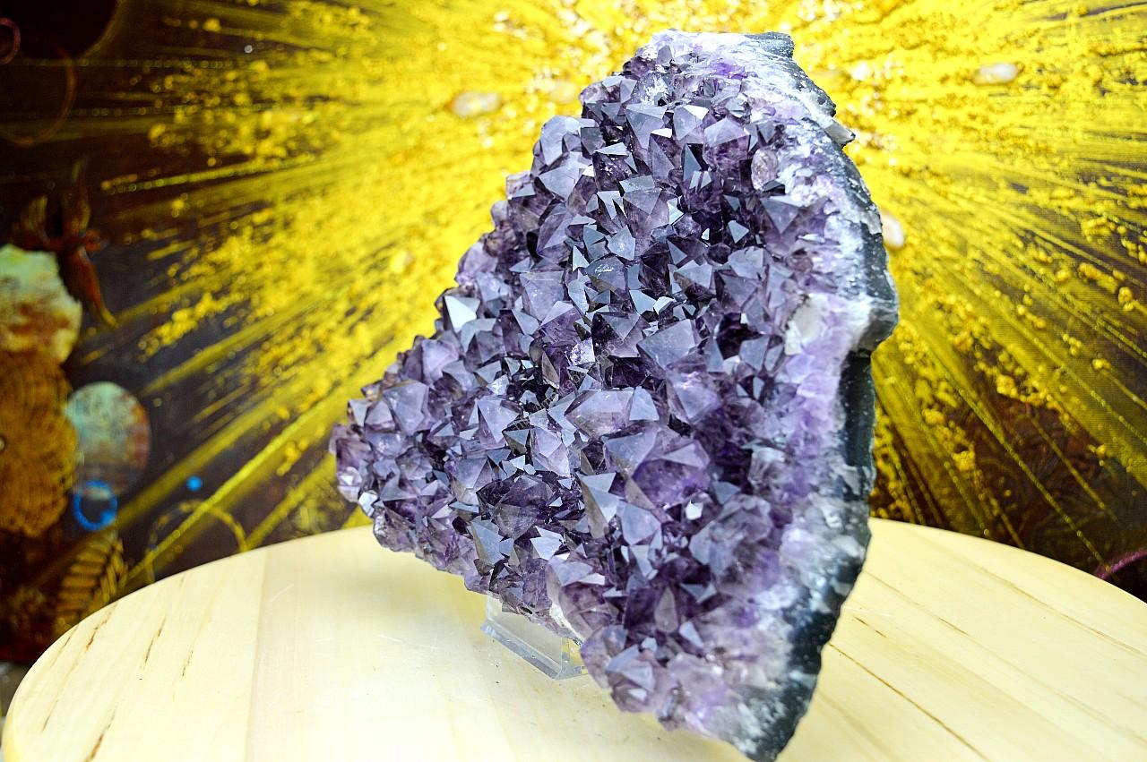 AMETYSTOVÁ drúza #2 Extra Kvalita -3,85kg-Božskosť, Intuícia, Rovnováha, pokojný Spánok