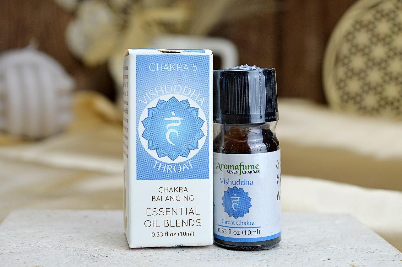 Zmes ESENCIÁLNYCH OLEJOV- 5. ČAKRA, KRČNÁ, Vishuddha