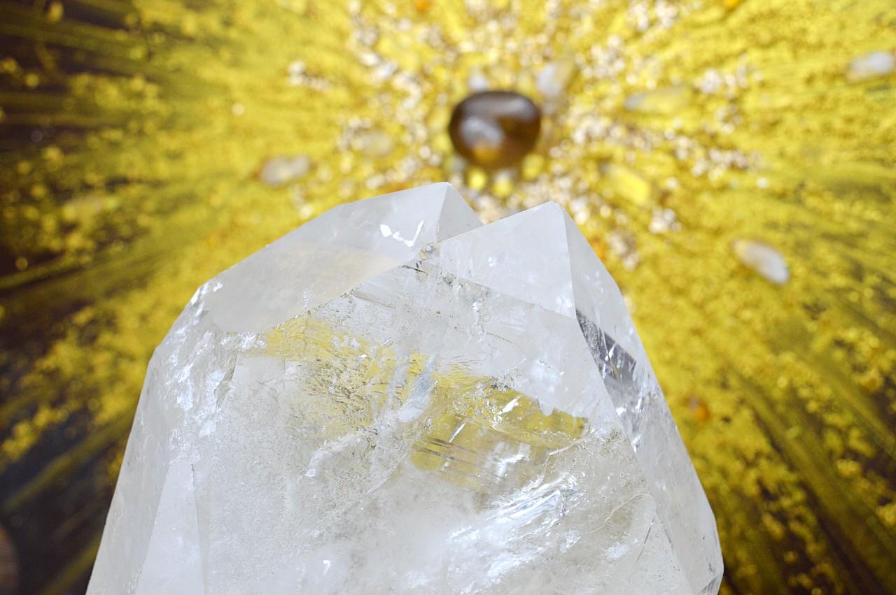 prírodný LEMURSKÝ DVOJPLAMEŇ obelisk/generátor 4,6 kg, 29 cm– Svetlo na Zemi – Obrázok 8