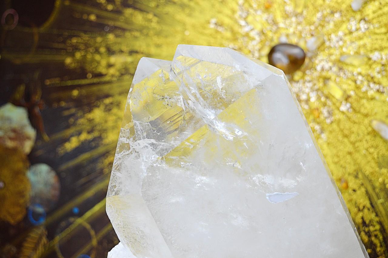 prírodný LEMURSKÝ DVOJPLAMEŇ obelisk/generátor 4,6 kg, 29 cm– Svetlo na Zemi – Obrázok 3