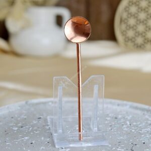 Medená lyžica na naberanie kadidla, bylín, živice na vydymovanie