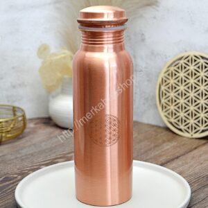 MEDENNÁ FLAŠA na vodu KVET ŽIVOTA 600ml