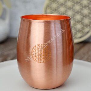 Medený pohár 350ml KVET ŽIVOTA