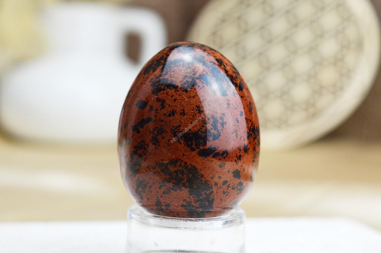 YONI vajíčko OBSIDIÁN MAHAGÓNOVÝ - Koreňová čakra, Sebaláska, Sexualita, Ochrana, Odstránenie blokov