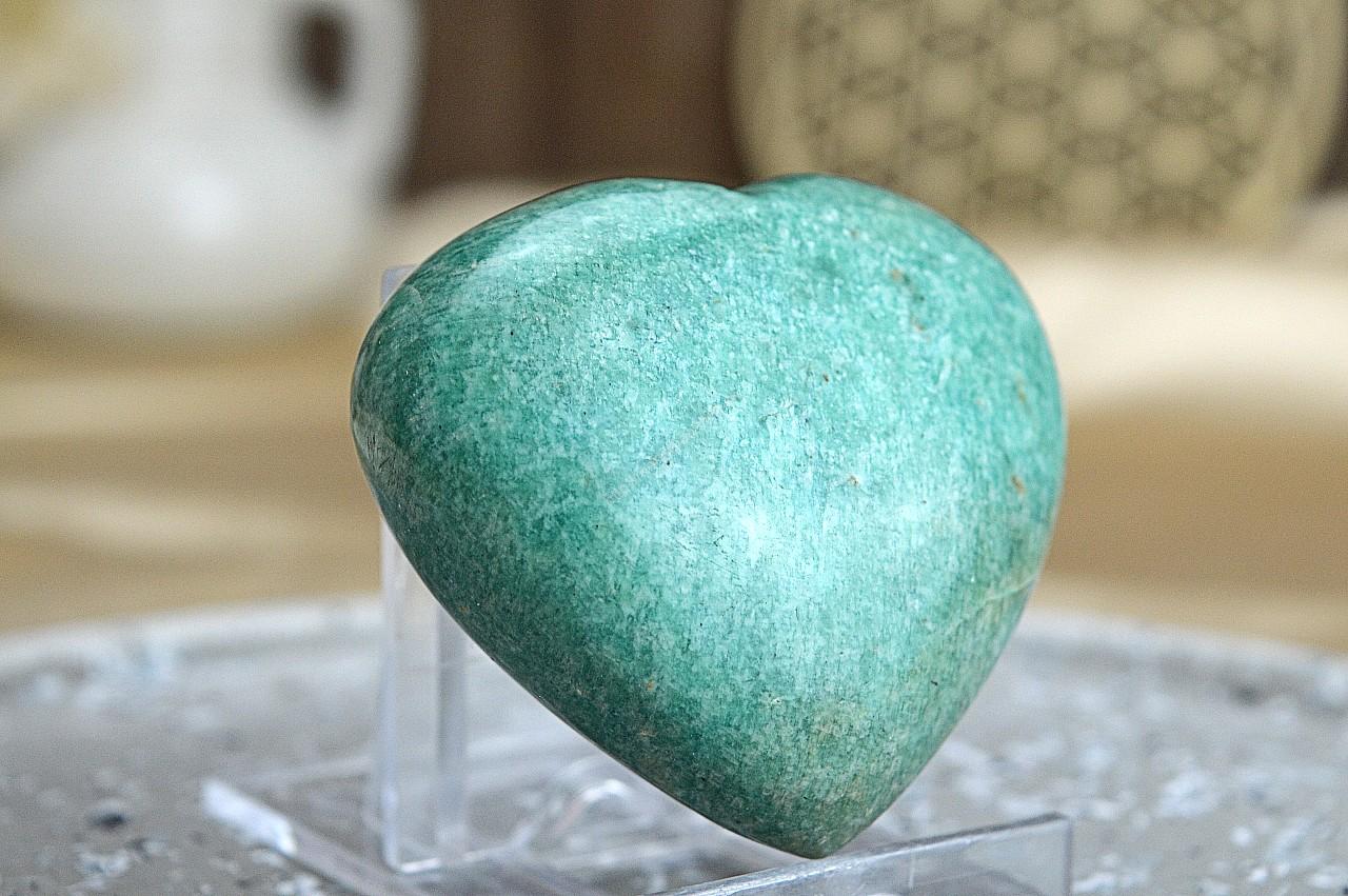 Srdiečko AMAZONIT #1– Talizman Rovnováhy, Pravda, Zdravie, Štítna Žľaza