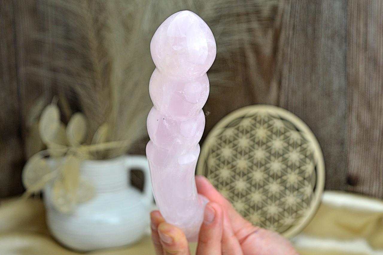 Yoni masážna Palička z RUŽENÍNU 22cm – Obrázok 3