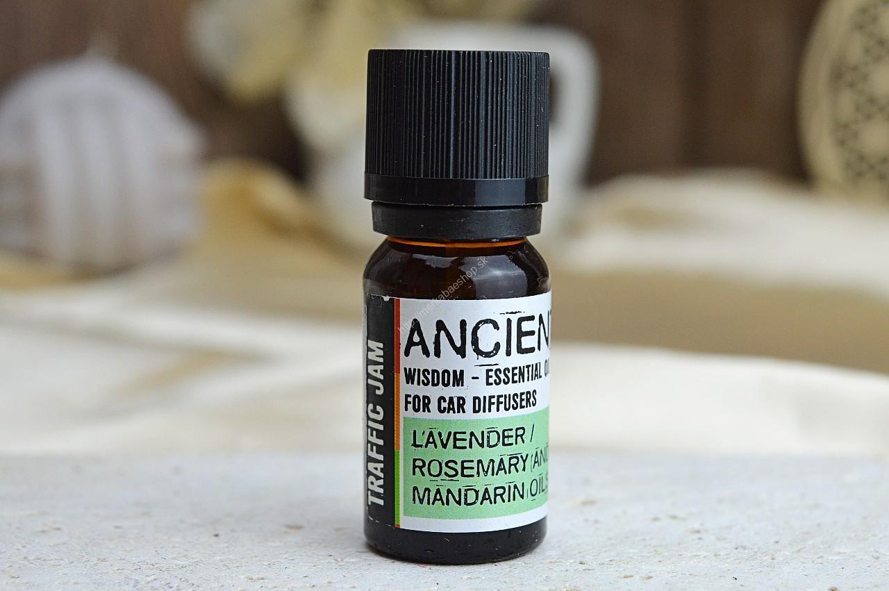 Zmes Esenciálnych Olejov - "Dopravná Zápcha" - Levanduľa, Rozmarín, Mandarínka