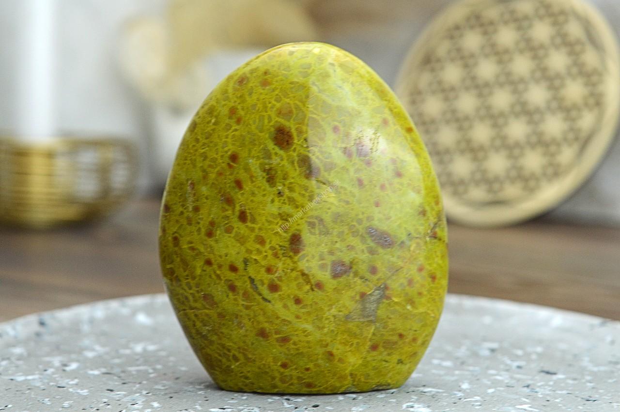 Free Form OPÁL ZELENÝ/Machový #4 - Mladosť, Radosť, Pokoj, Láska, Otvorenosť, Rovnováha – Obrázok 2