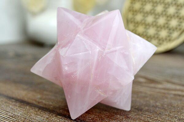 Dvojitá MERKABA z  RUŽENÍNU 8,7 cm - Ochrana, Symbol Rovnováhy a vyššieho Vedomia - Image 3