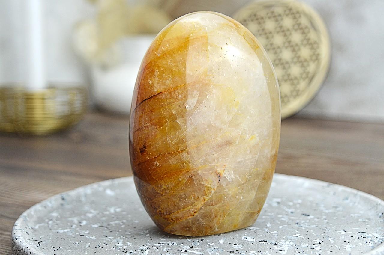 Free Form KRIŠTÁĽ S HEMATITOM/HEMATOIT #1 – Energia, Ochrana, Rovnováha, Nové začiatky EXTRA KVALITA