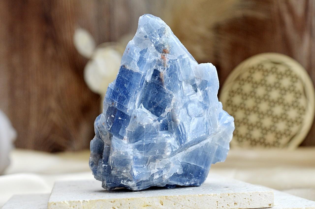 Surový KALCIT modrý #2 - Vnútorný mier, Upokojenie, Komunikácia, Zosilňovač energie