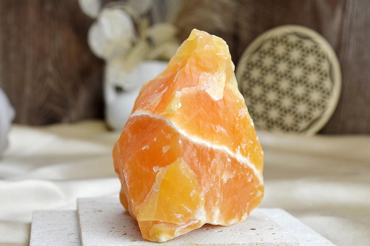 Surový KALCIT Oranžový #4 - Radosť, Sexualita, Kreativita, Energia, Vzťahy – Obrázok 2