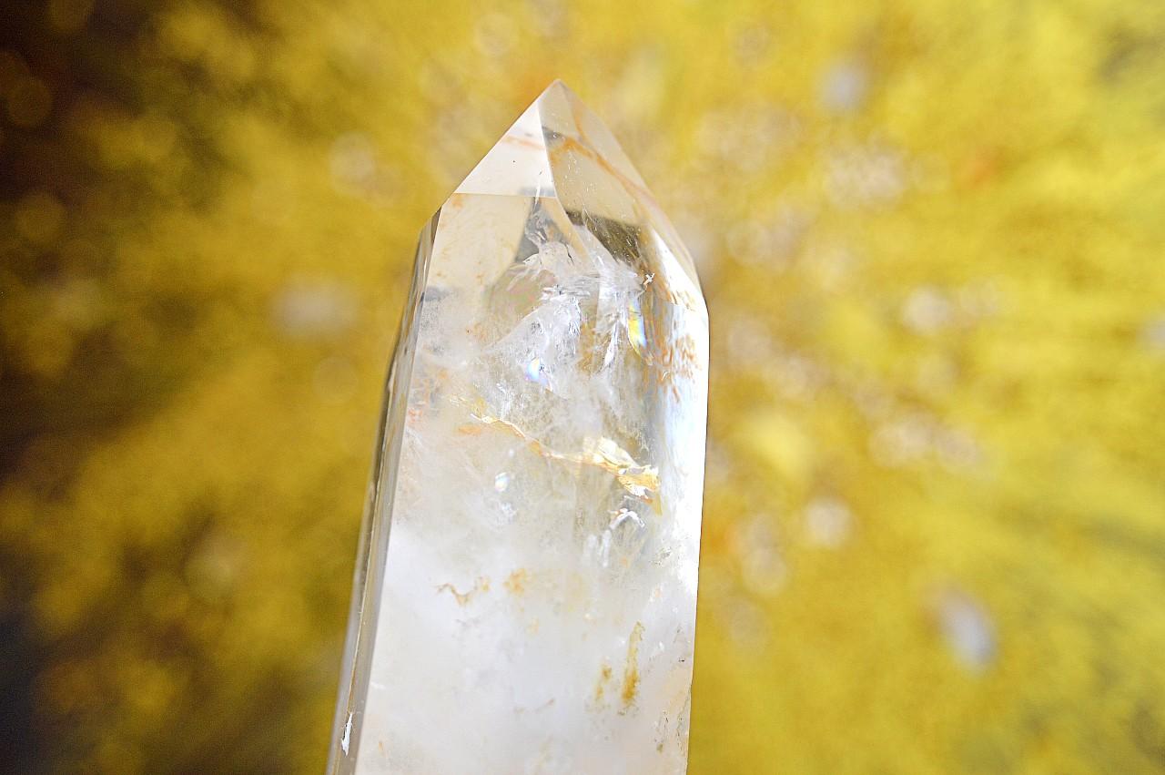 Drúza KRIŠTÁĽ S HEMATITOM CHANELING, FANTÓM #6 - Energia, Ochrana, Rovnováha, Nové začiatky 1,43 kg , 26cm EXTRA KVALITA – Obrázok 6