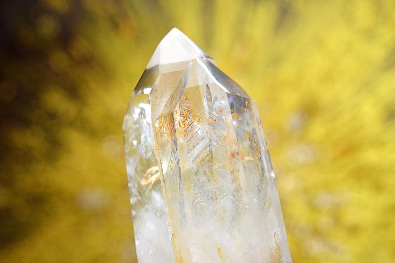 Drúza KRIŠTÁĽ S HEMATITOM CHANELING, FANTÓM #6 - Energia, Ochrana, Rovnováha, Nové začiatky 1,43 kg , 26cm EXTRA KVALITA – Obrázok 7