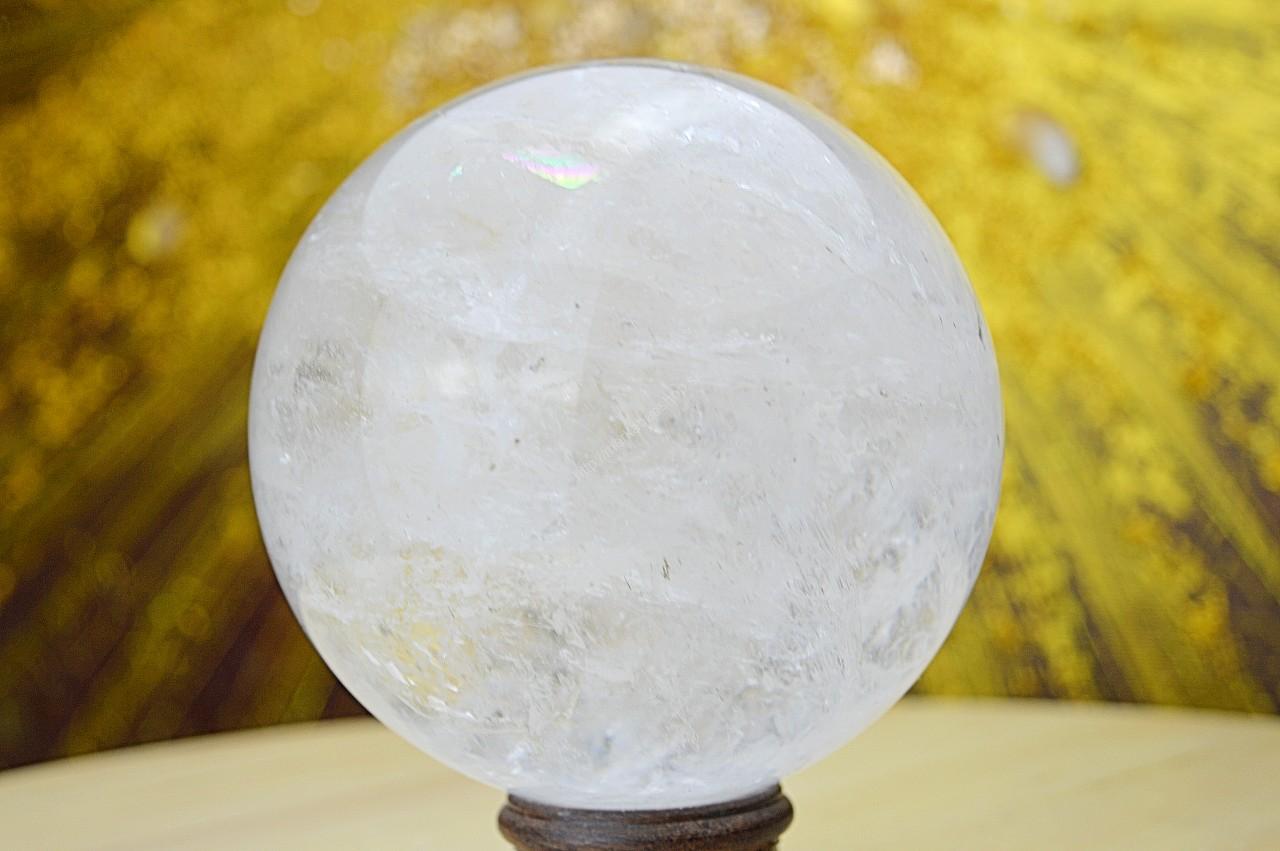 prírodná KRIŠTÁĽOVÁ GUĽA #1 - 11cm ,1,8kg - Harmónia, Svetlo na Zemi, Majster liečiteľ, Manifestovanie, Sila, Energia EXTRA KVALITA – Obrázok 4