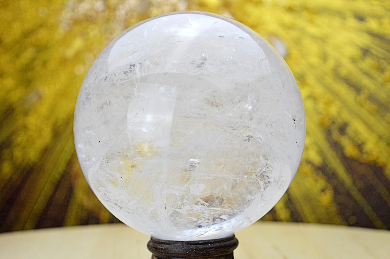 prírodná KRIŠTÁĽOVÁ GUĽA #1 - 11cm ,1,8kg - Harmónia, Svetlo na Zemi, Majster liečiteľ, Manifestovanie, Sila, Energia EXTRA KVALITA – Obrázok 3