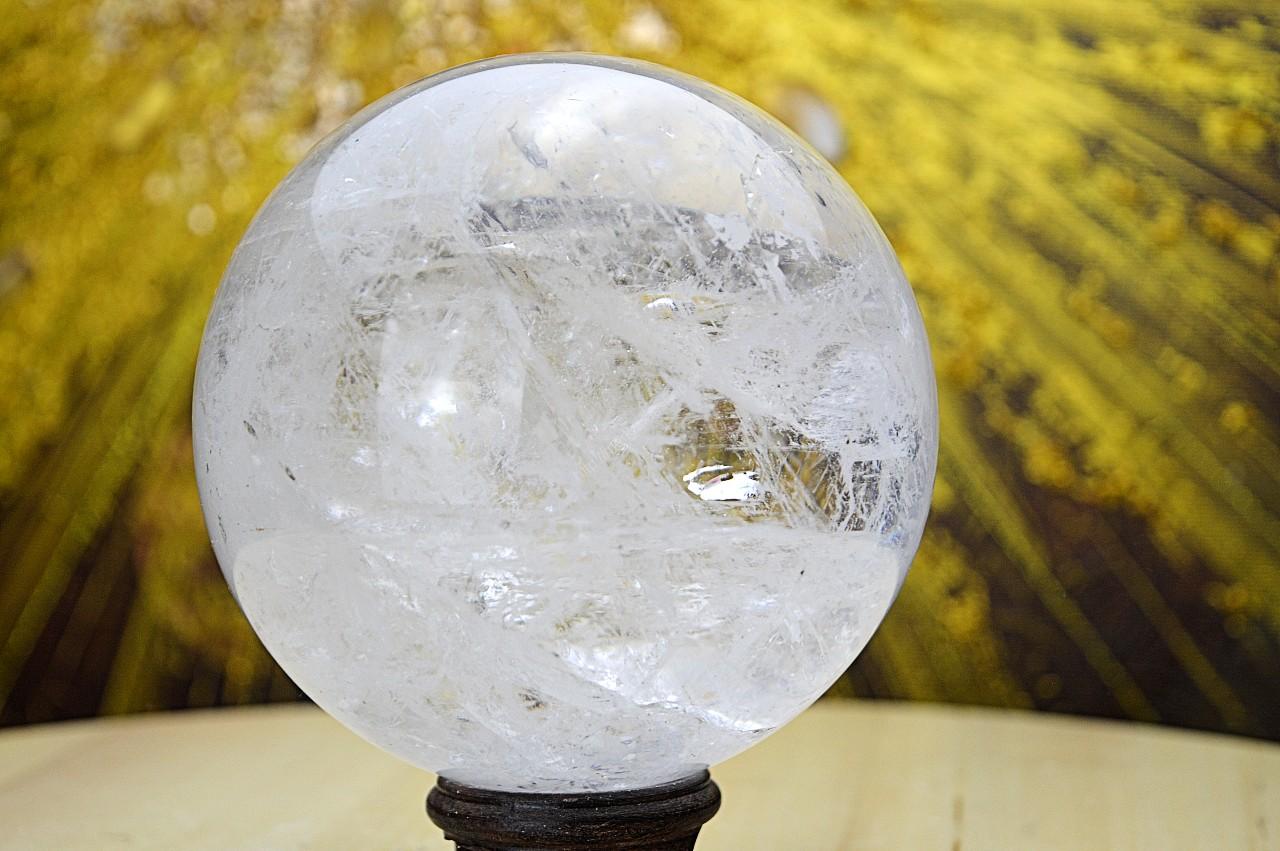 prírodná KRIŠTÁĽOVÁ GUĽA #1 - 11cm ,1,8kg - Harmónia, Svetlo na Zemi, Majster liečiteľ, Manifestovanie, Sila, Energia EXTRA KVALITA – Obrázok 2