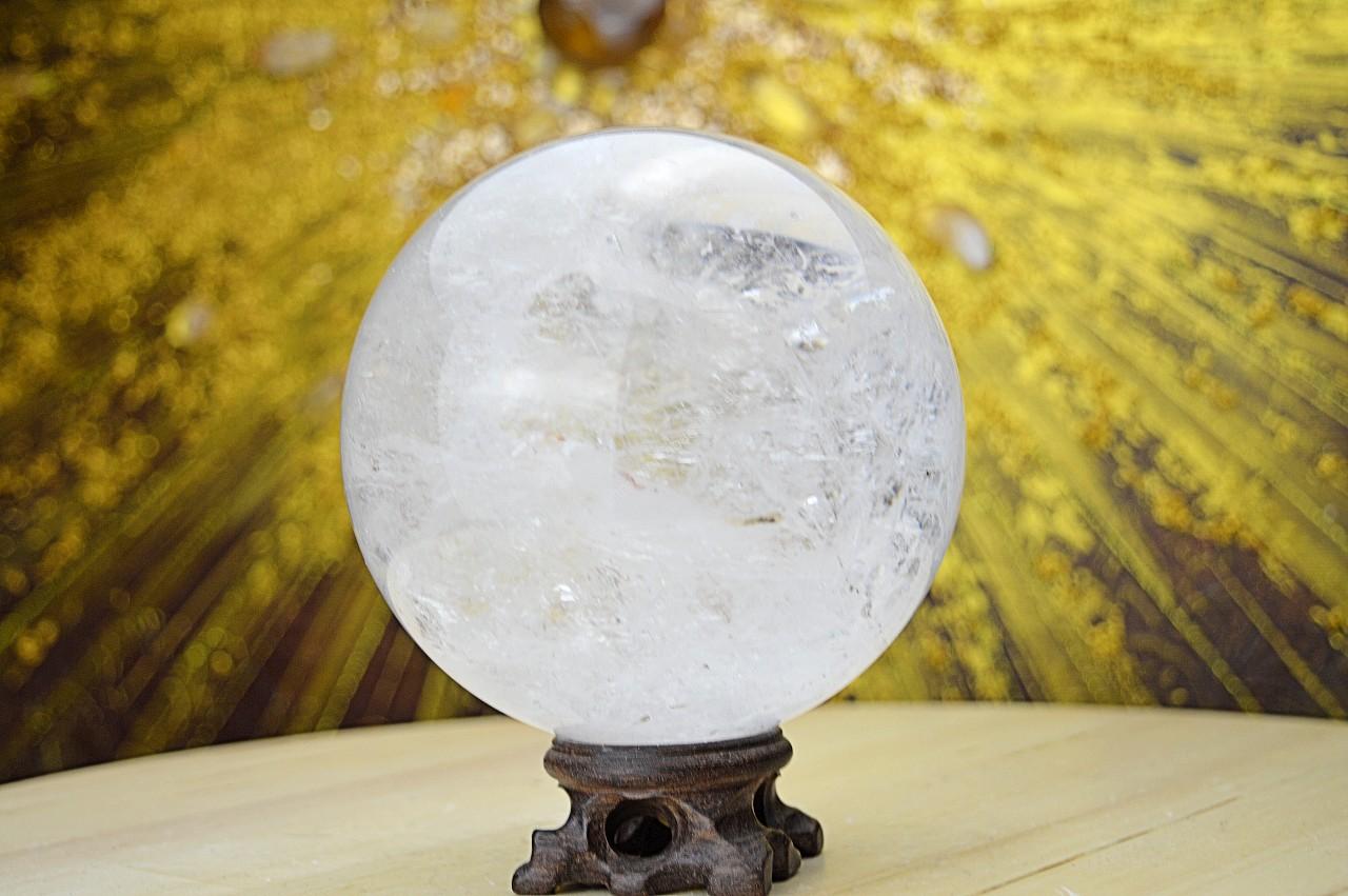 prírodná KRIŠTÁĽOVÁ GUĽA #1 - 11cm ,1,8kg - Harmónia, Svetlo na Zemi, Majster liečiteľ, Manifestovanie, Sila, Energia EXTRA KVALITA – Obrázok 5