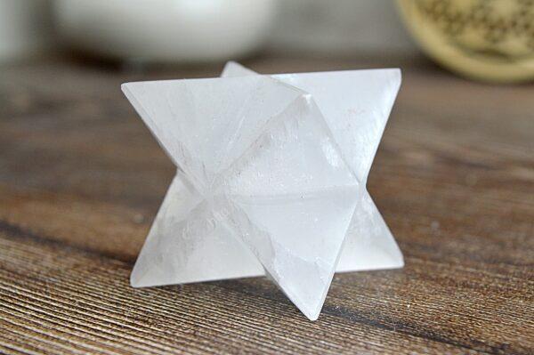 MERKABA SELENIT #6,7cm - Ochrana, Duchovné vedenie, Liečenie, Vysoké vibrácie, Autentickosť - Image 2