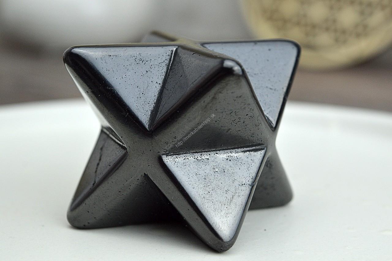 MERKABA ŠUNGIT #7 cm - Ochrana, Elektrosmog, Očista, Uzemnenie, Rovnováha