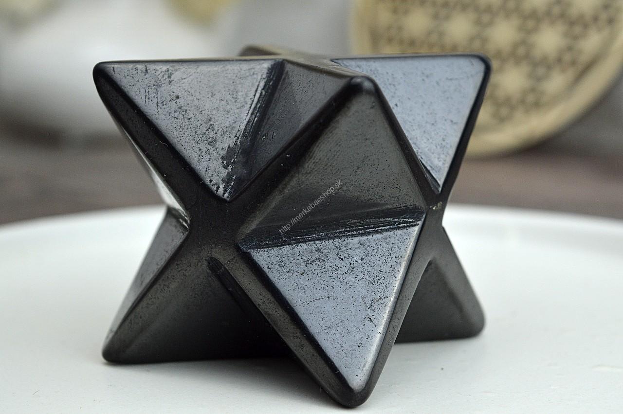 MERKABA ŠUNGIT #9 cm - Ochrana, Elektrosmog, Očista, Uzemnenie, Rovnováha