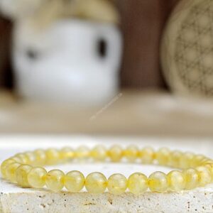 Náramok SAGENIT/ RUTIL V KRIŠTÁLI 6,5mm - Urýchlenie manifestácie, Ochrana, Intuícia, Pokoj