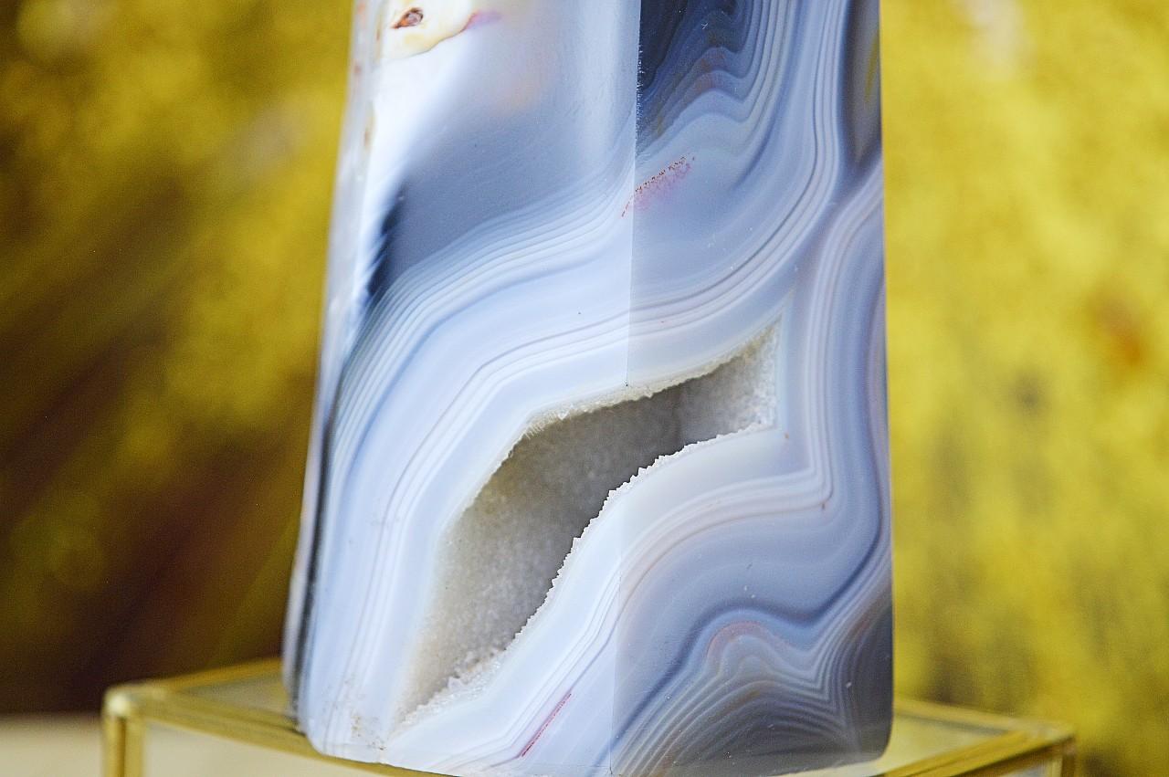 Obelisk/ Generátor ACHÁT ŠEDÝ drúza #2 - Duchovný rast, Emocionálna úľava, Odvaha, Harmónia – Obrázok 3