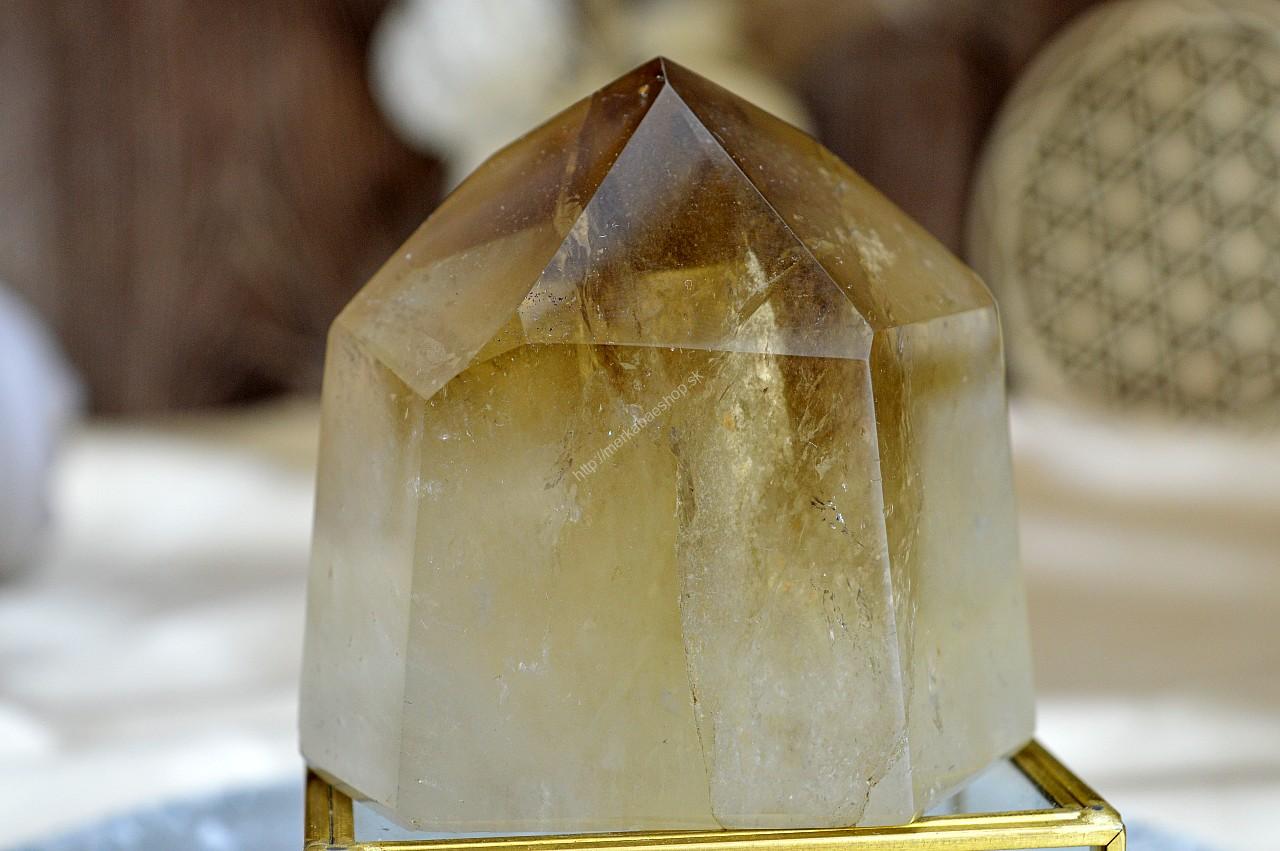 generátor/obelisk z pravého CITRÍNU CHANELING #4- Hojnosť, Radosť, Šťastie, Zdravé trávenie, Znižuje Strach a Obavy – Obrázok 3