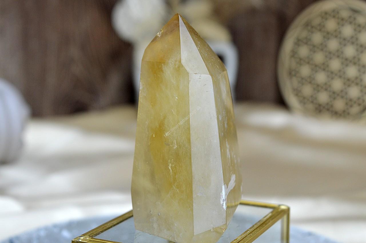 generátor/obelisk z pravého CITRÍNU #5- Hojnosť, Radosť, Šťastie, Zdravé trávenie, Znižuje Strach a Obavy – Obrázok 3