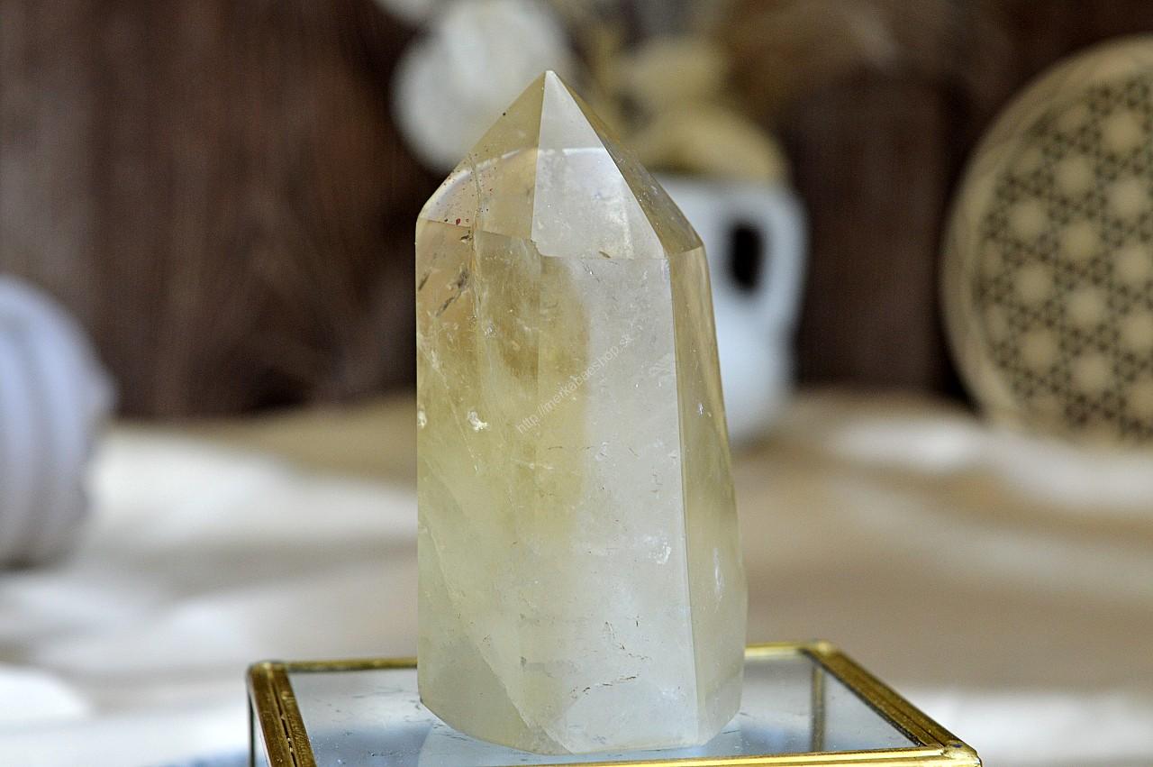 generátor/obelisk z pravého CITRÍNU OKNO #6- Hojnosť, Radosť, Šťastie, Zdravé trávenie, Znižuje Strach a Obavy – Obrázok 2