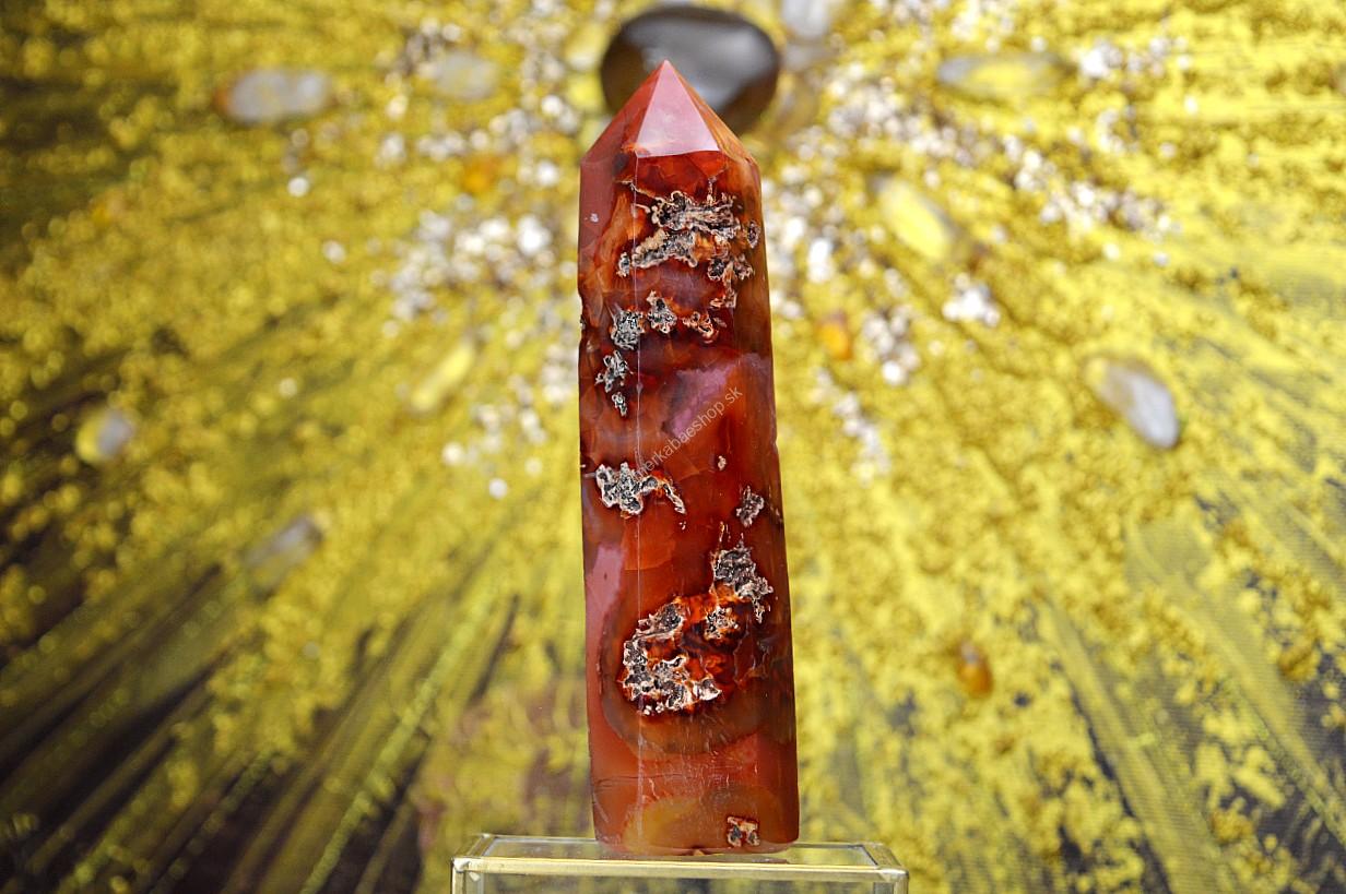 Generátor / obelisk KARNEOL #1 - Energia, Kreativita, Vitalita, Sebavedomie, Sexuálna túžba Extra Kvalita – Obrázok 2