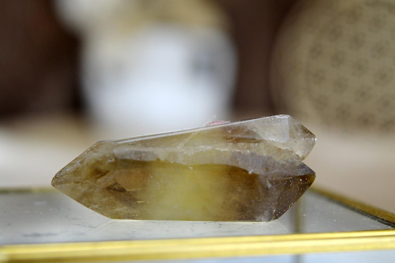 Obojstranný generátor/obelisk z pravého CITRÍNU #2- Hojnosť, Radosť, Šťastie, Zdravé trávenie, Znižuje Strach a Obavy – Obrázok 2