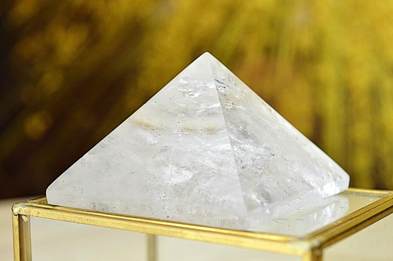 Pyramída Božského Svetla z Brazílskeho KRIŠTÁĽU AAA kvalita 53mm