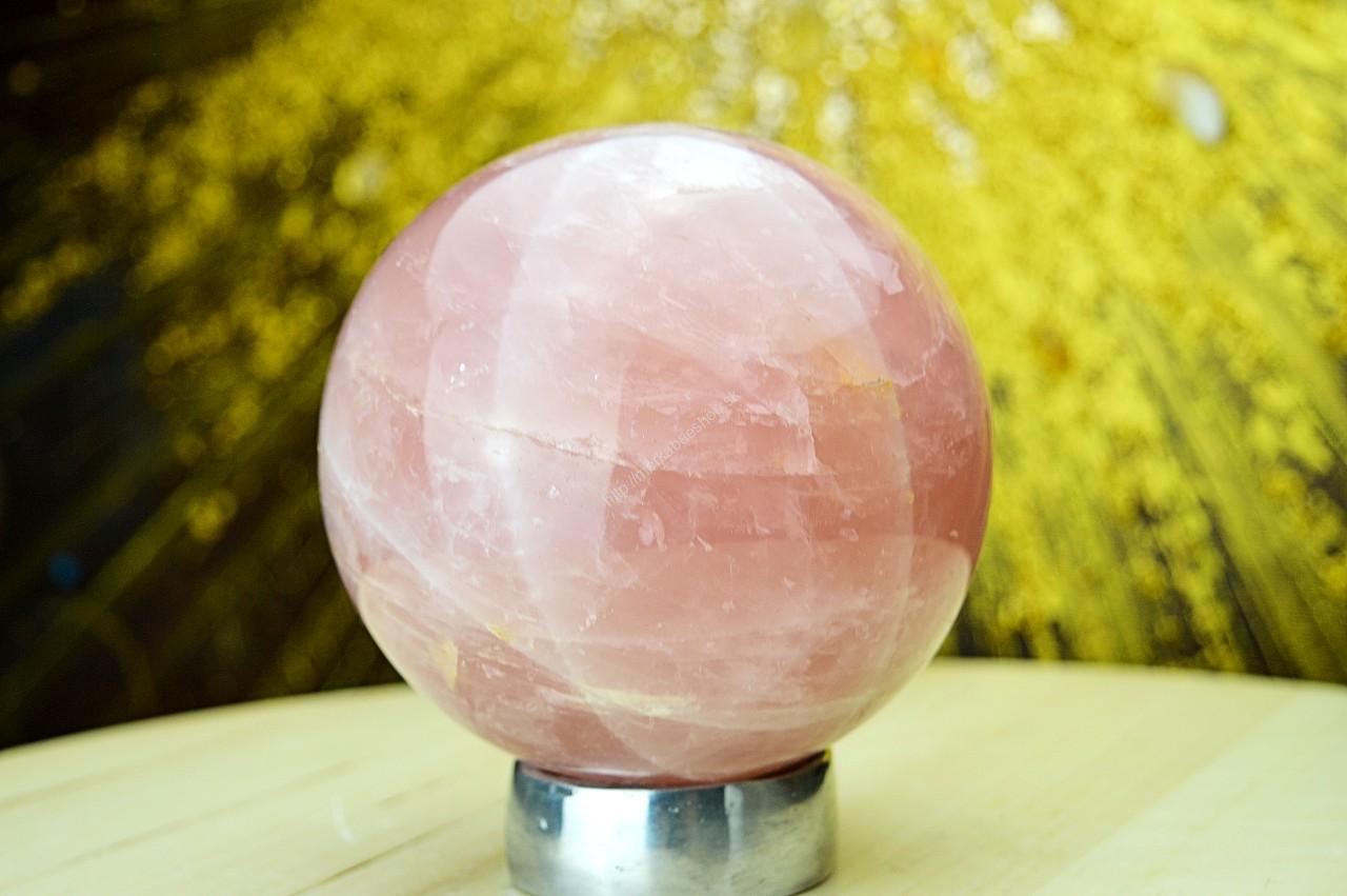 GUĽA RUŽENÍN #2 -11 cm, 1,85kg - Harmónia, Bezpodmienečná Láska, Sebaláska, Odpustenie, Radosť, Srdcová Čakra EXTRA KVALITA – Obrázok 2