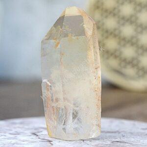 Surový hrot/obelisk z pravého CITRÍNU #2- Hojnosť, Radosť, Šťastie, Zdravé trávenie, Znižuje Strach a Obavy
