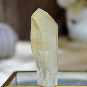 Surový hrot/obelisk z pravého CITRÍNU #3- Hojnosť, Radosť, Šťastie, Zdravé trávenie, Znižuje Strach a Obavy
