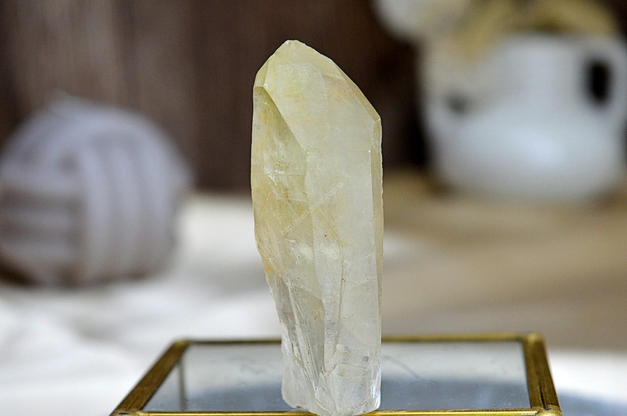 Surový hrot/obelisk z pravého CITRÍNU #3- Hojnosť, Radosť, Šťastie, Zdravé trávenie, Znižuje Strach a Obavy