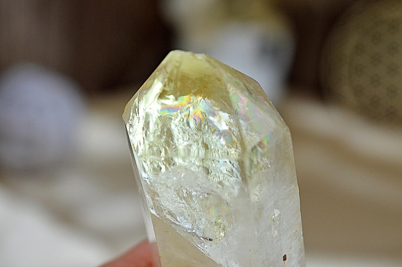 Surový hrot/obelisk z pravého CITRÍNU #8- Hojnosť, Radosť, Šťastie, Zdravé trávenie, Znižuje Strach a Obavy – Obrázok 4