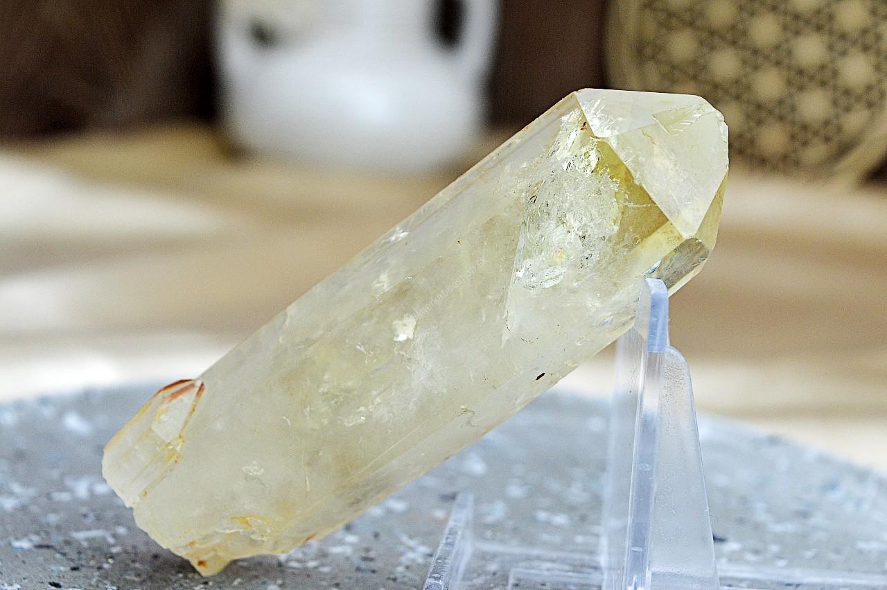 Surový hrot/obelisk z pravého CITRÍNU #8- Hojnosť, Radosť, Šťastie, Zdravé trávenie, Znižuje Strach a Obavy