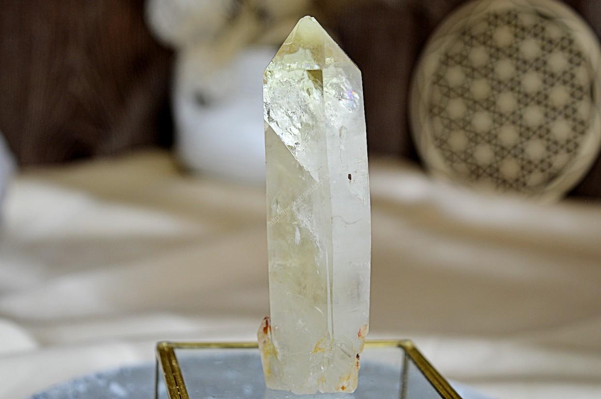 Surový hrot/obelisk z pravého CITRÍNU #8- Hojnosť, Radosť, Šťastie, Zdravé trávenie, Znižuje Strach a Obavy – Obrázok 2